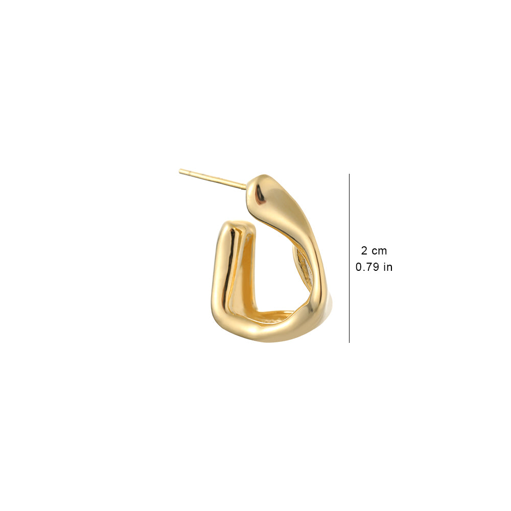 Casual Metal French Unique Vintage Gold Earrings